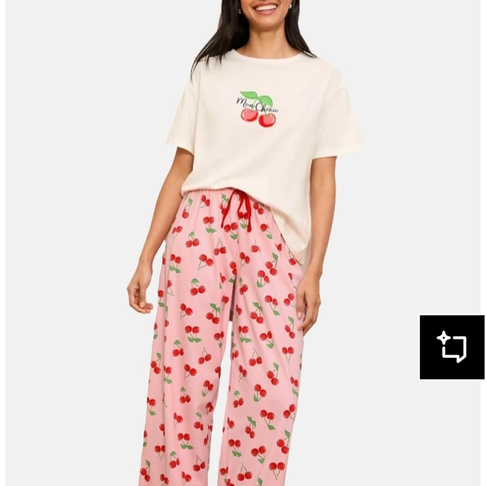 Cherry Print  Xtra Soft And CozyPajama Pants 🍒